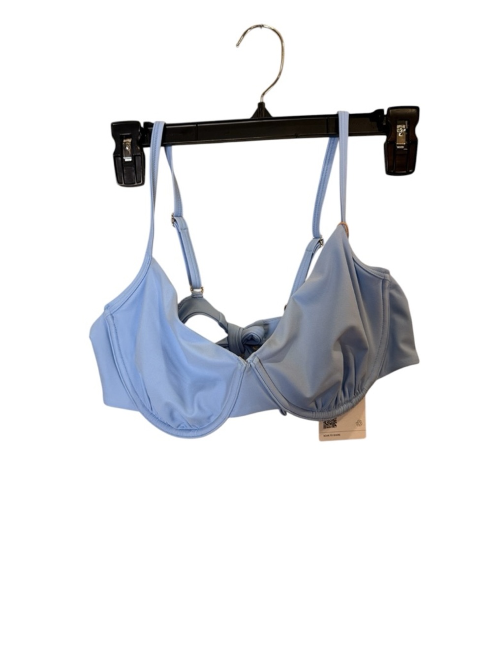 Quince Women’s Italian Demi Bikini Top Periwinkle sz XL